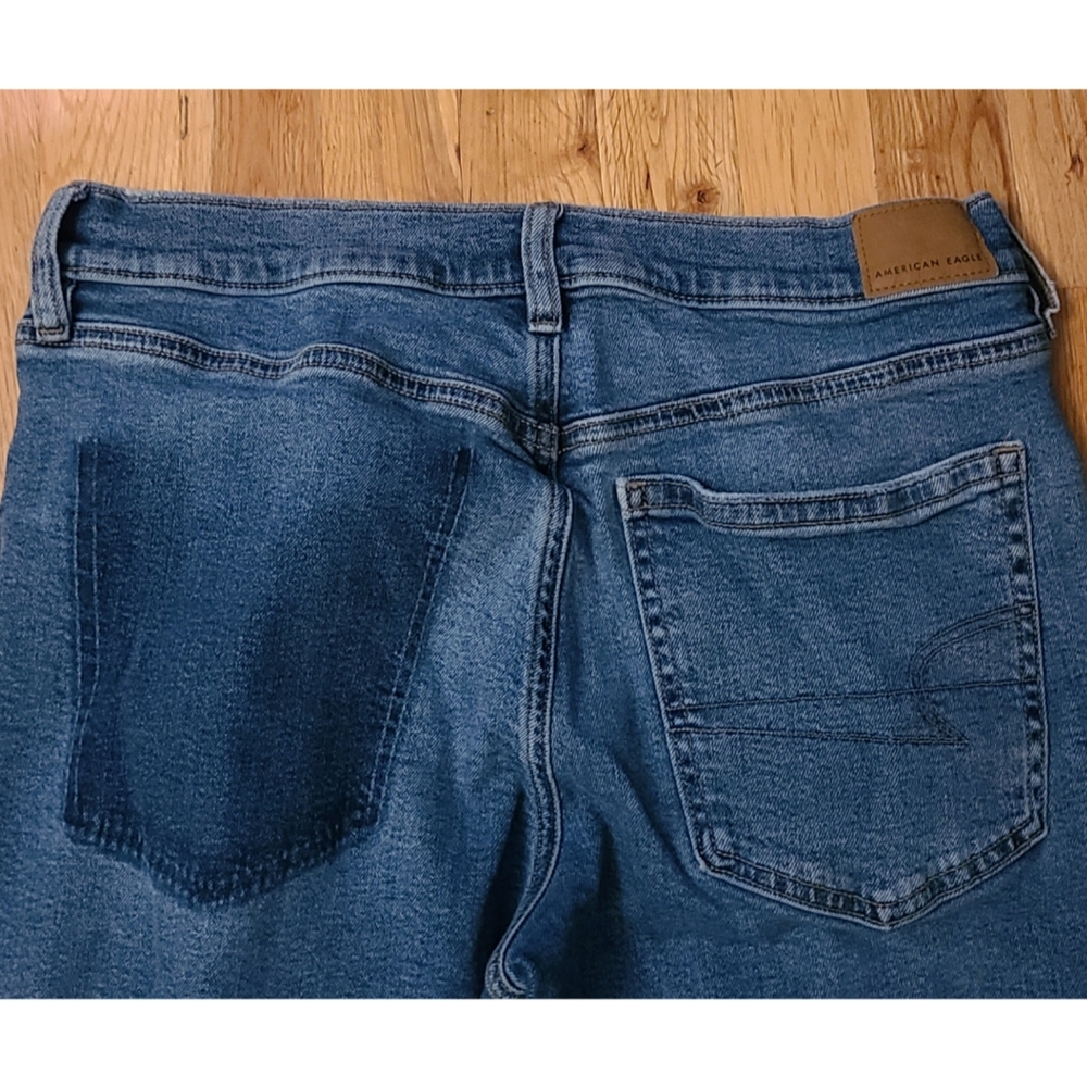 AE 90s Low Rise Straight Jean Size 12 short - Picture 6 of 8